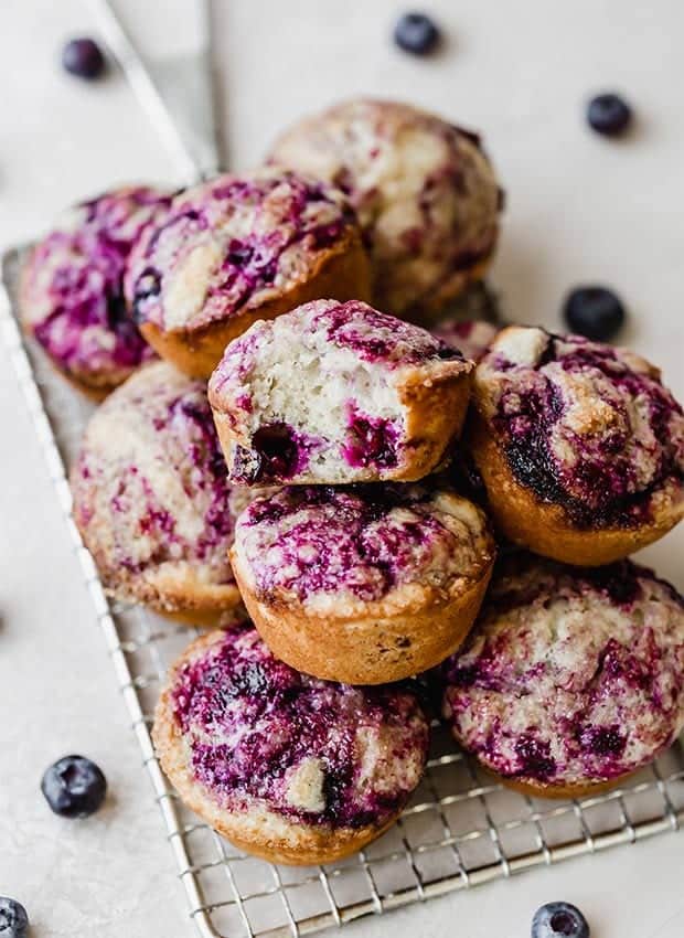 Buttermilk Blueberry Muffins by Salt and Baker // FoodNouveau.com