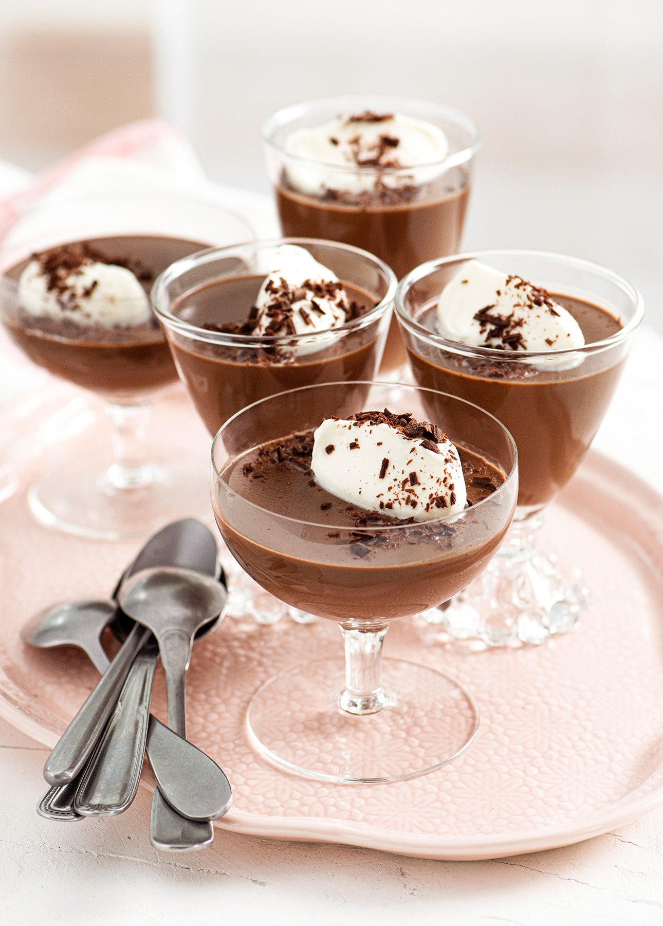 Dark Chocolate Pots de Crème, an Elegant but Easy French Dessert // FoodNouveau.com