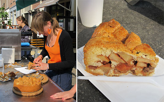 The famous Winkel apple pie, in Amsterdam.