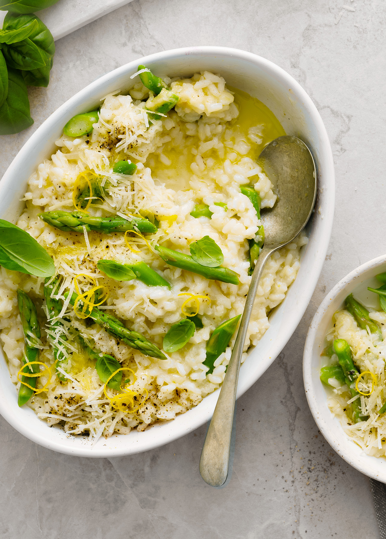 Lemon Asparagus Risotto // FoodNouveau.com