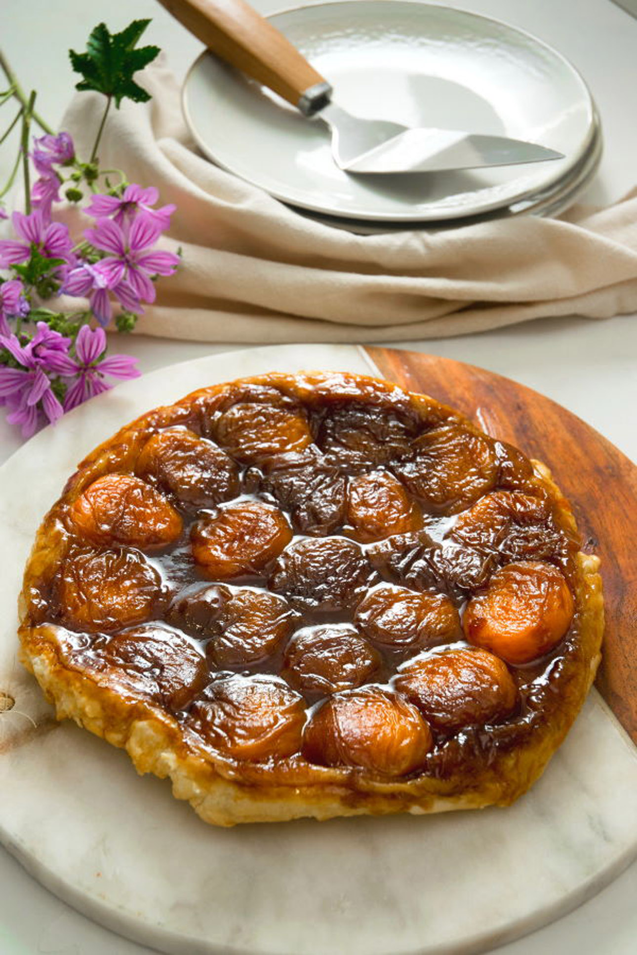 Peach Tarte Tatin by In the Kitch