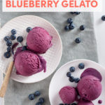 Blueberry Gelato // FoodNouveau.com