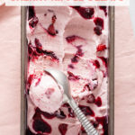 Cherry Ripple Gelato // FoodNouveau.com