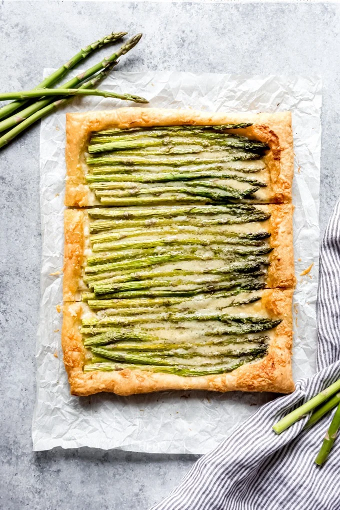 Asparagus Tart by House of Nash Eats // FoodNouveau.com