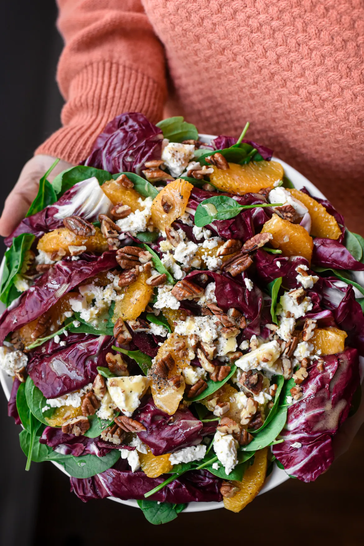 Radicchio Orange Pecan Salad by Pardon Your French // FoodNouveau.com