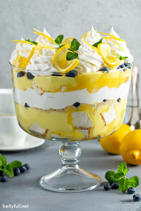 Easy Lemon Trifle Dessert Recipe by BellyFull // FoodNouveau.com