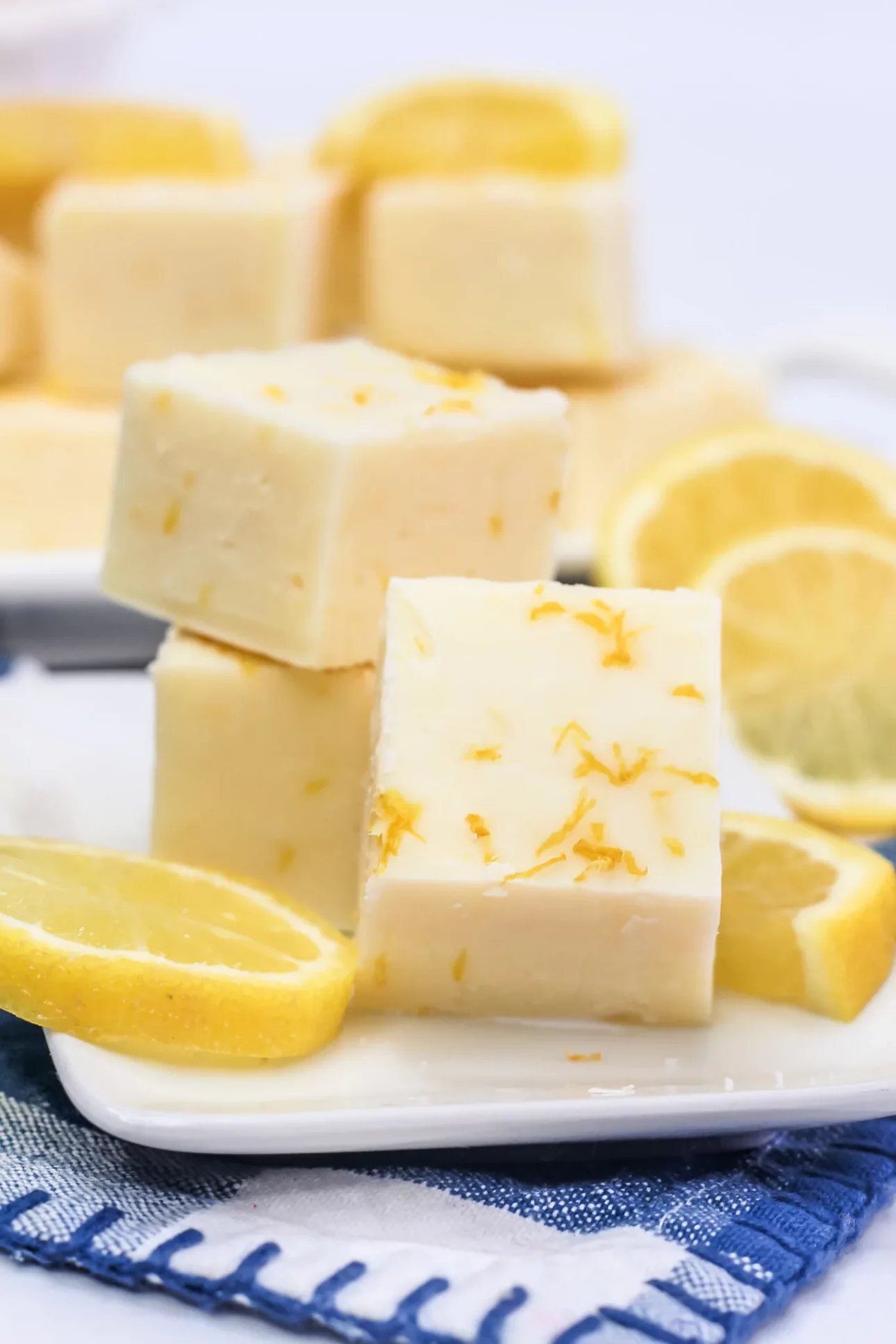 Easy Lemon Fudge Recipe by Life Love Liz // FoodNouveau.com