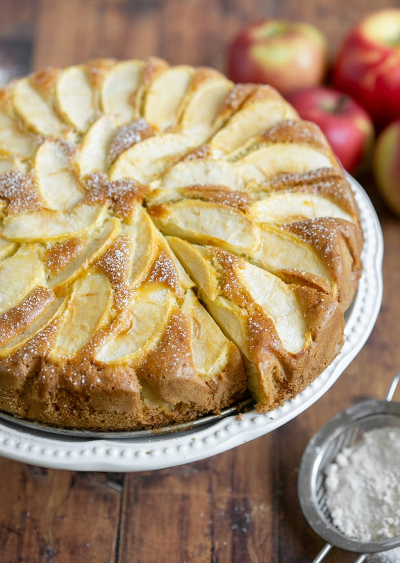 Torta di Mele (Italian Apple Cake) by The Petite Cook