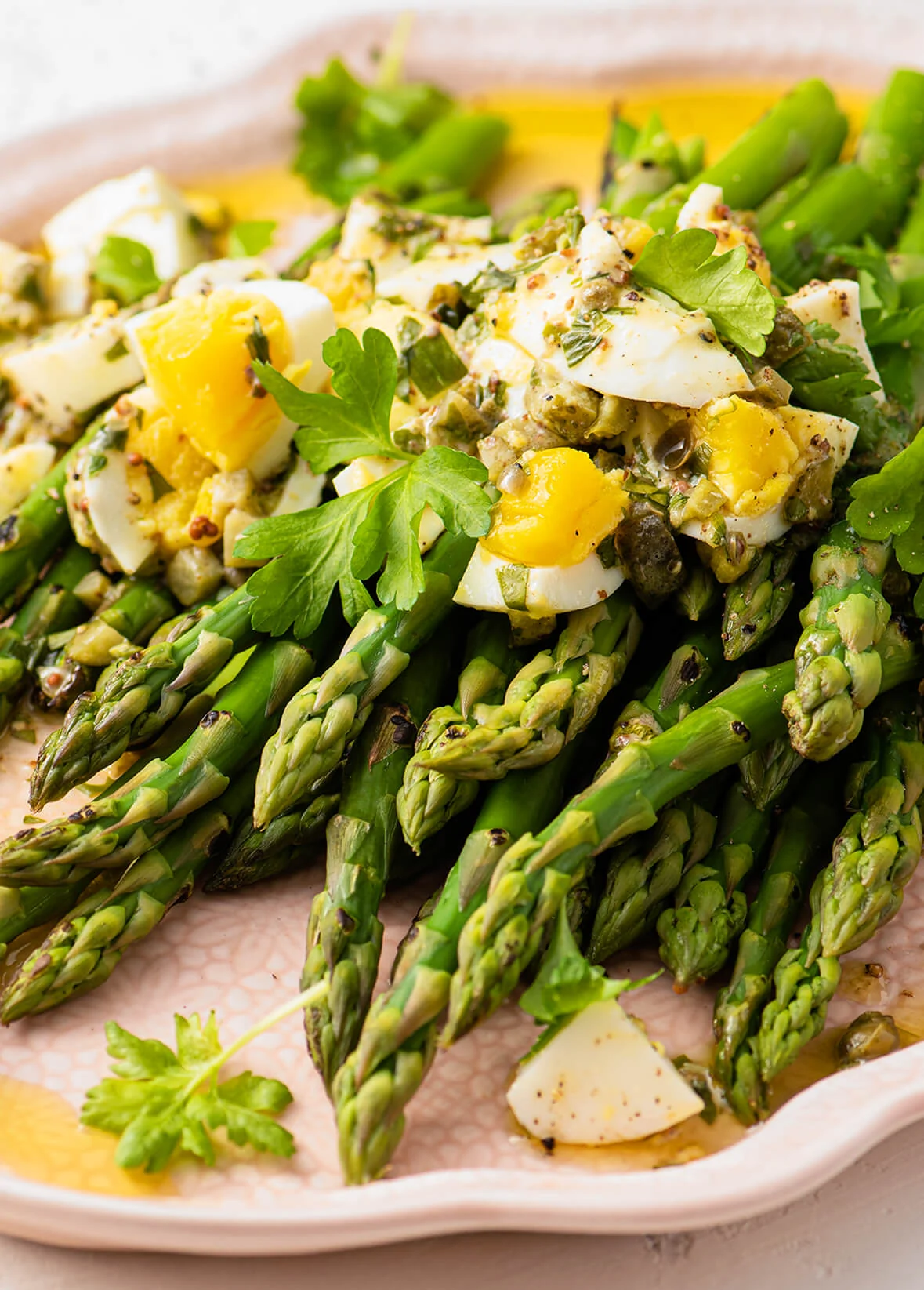 Asparagus with Gribiche Dressing // FoodNouveau.com