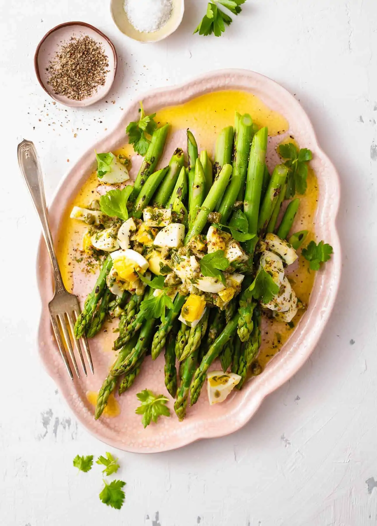 Asparagus with Gribiche Dressing // FoodNouveau.com