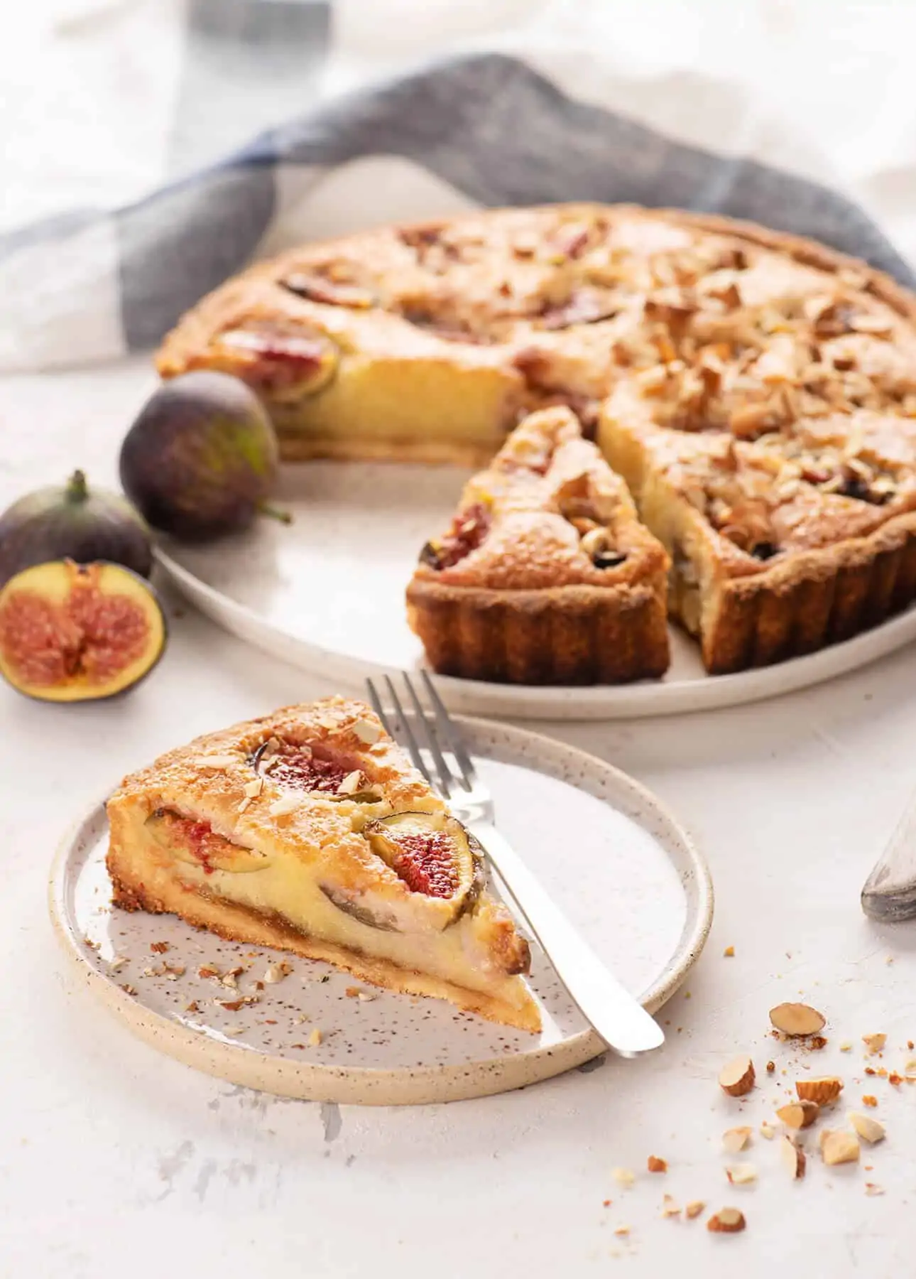 Honeyed Fig Frangipane Tart by Food Nouveau