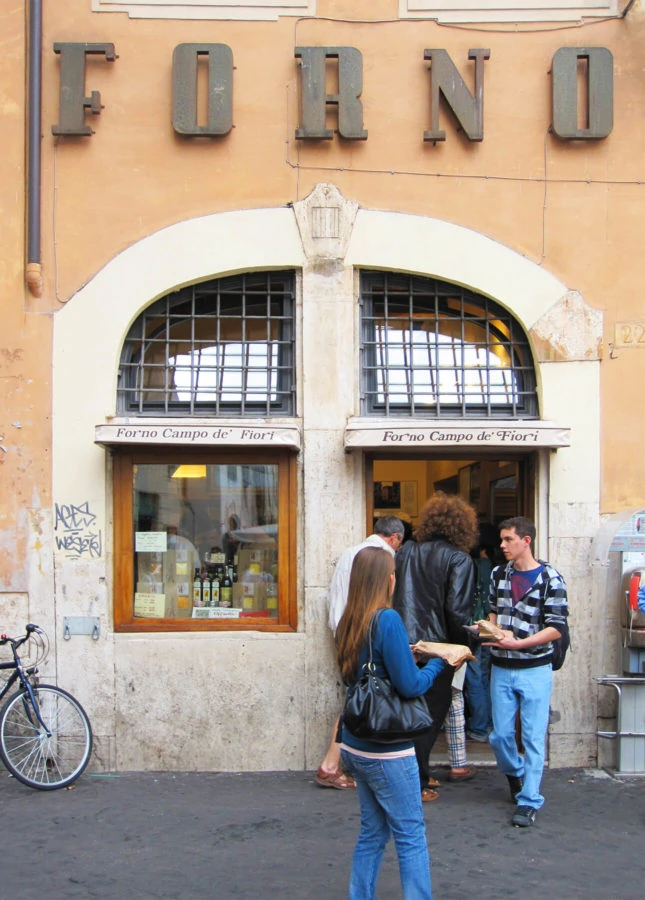 Rome's famous Forno Campo de Fiori // FoodNouveau.com