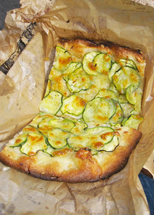 Campo de Fiori's Zucchini Pizza // FoodNouveau.com