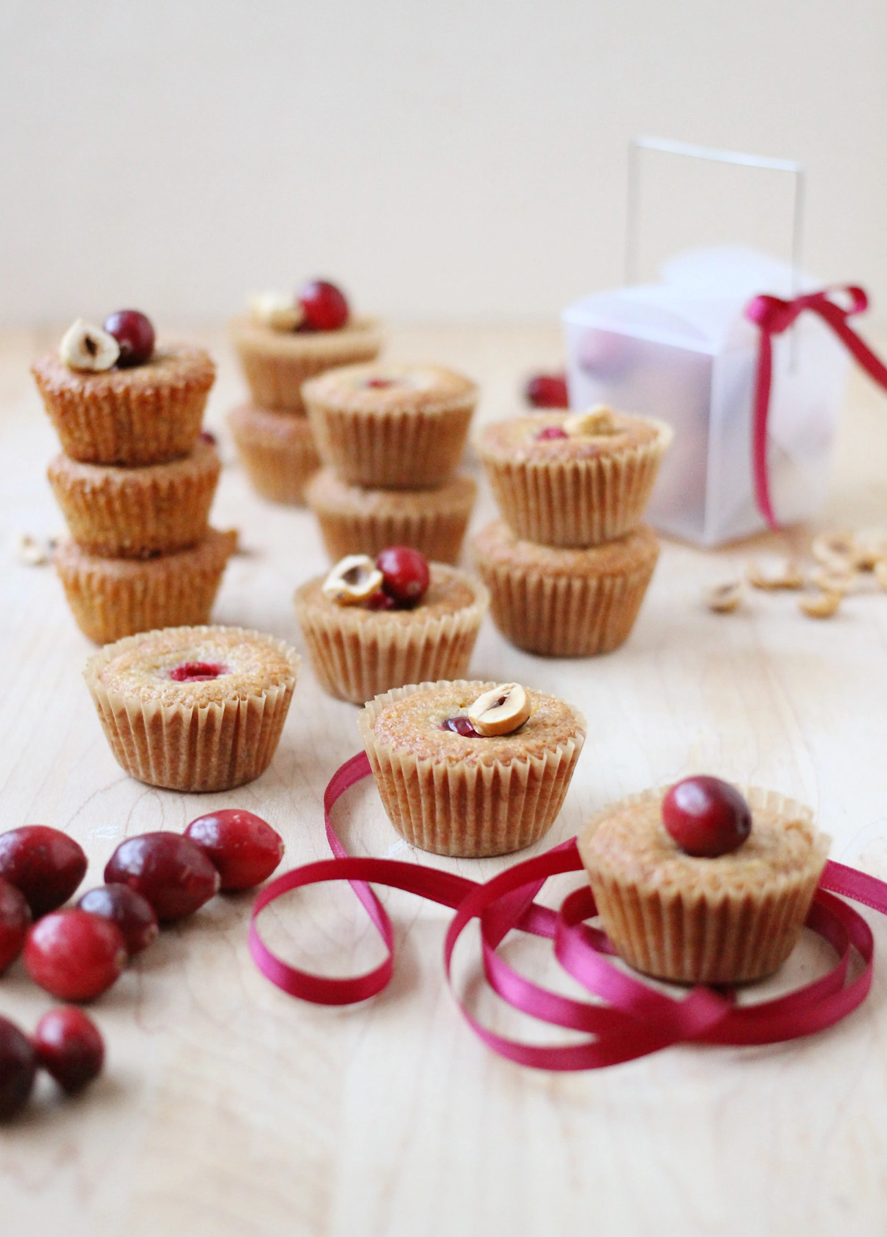 Fresh Cranberry and Hazelnut Financiers // FoodNouveau.com