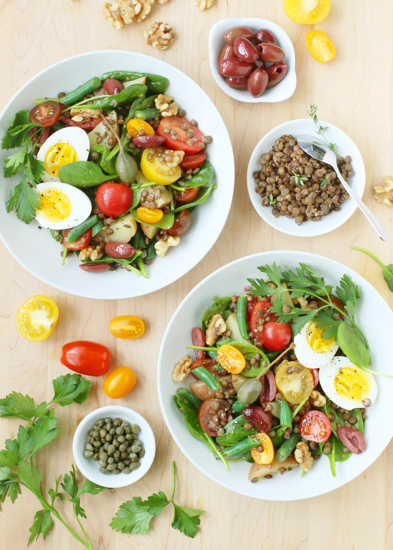 Lentil Niçoise Salad // FoodNouveau.com