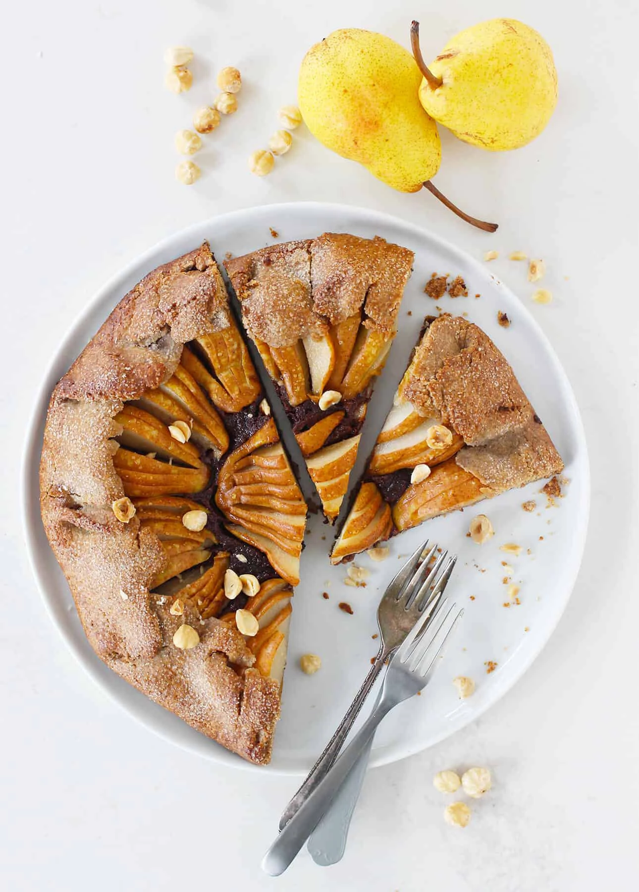 Pear & Chocolate Frangipane Galette by Food Nouveau