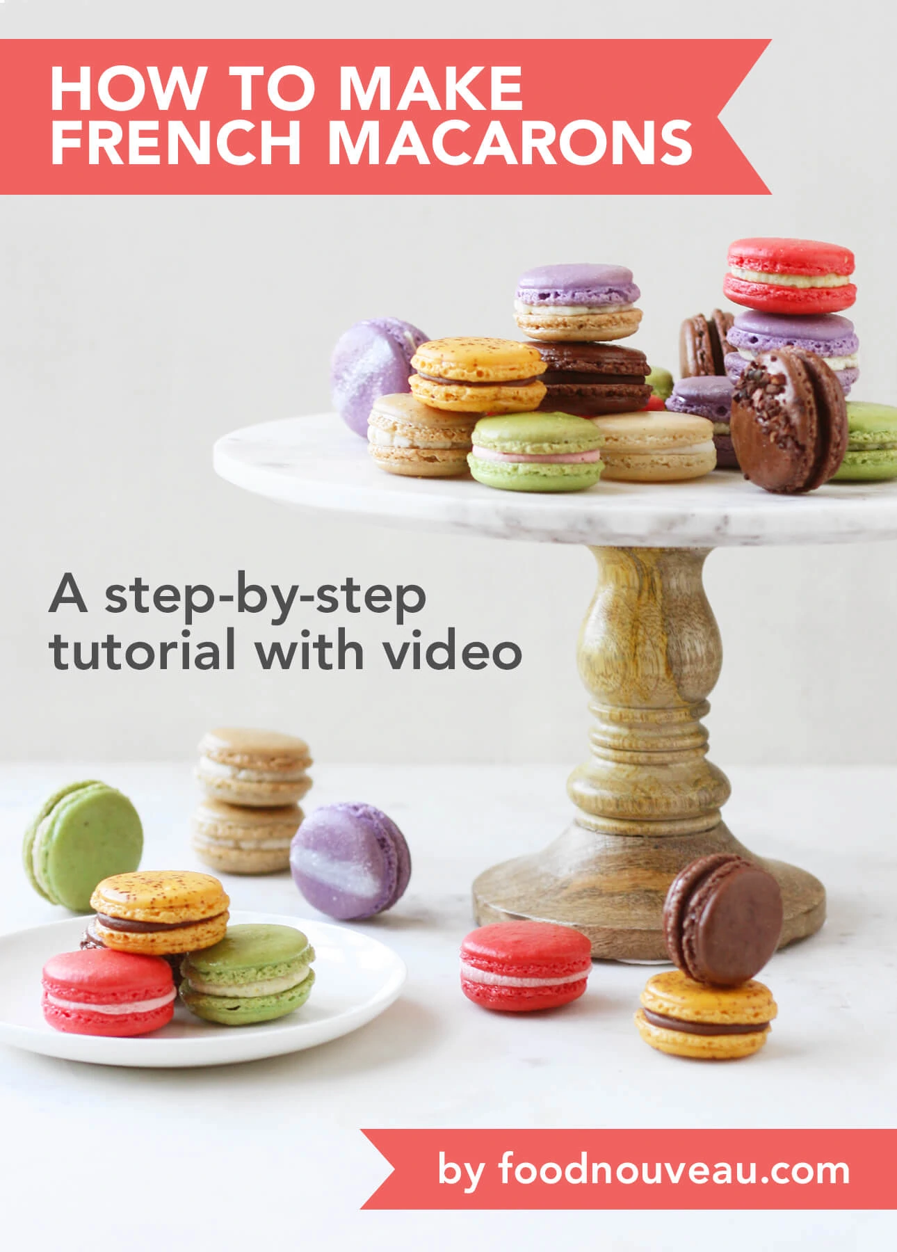 How to Make Macarons, a Step-by-Step Tutorial with Video // FoodNouveau.com