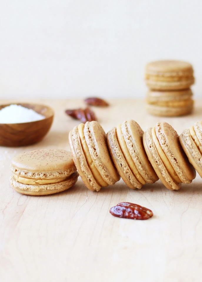 Salted Caramel French Macarons // FoodNouveau.com