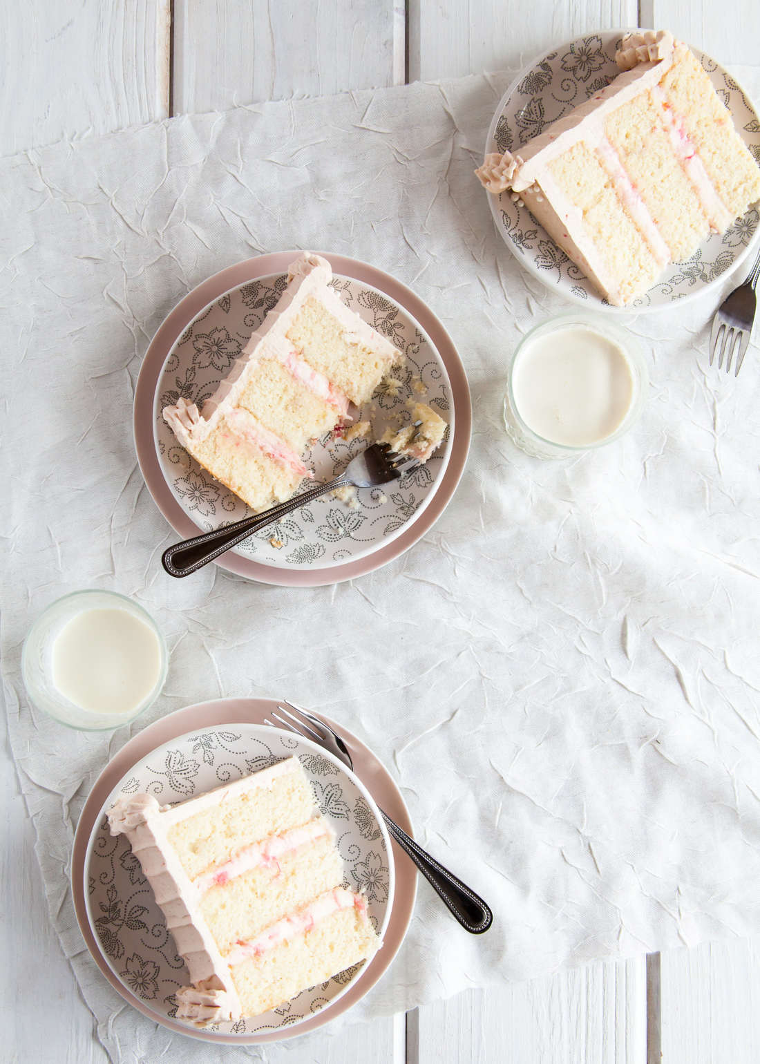 Rhubarb Ginger Layer Cake by Style Sweet // FoodNouveau.com