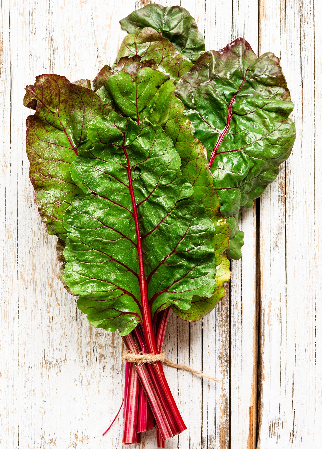 A bunch of Swiss chard, a bitter green that's a great addition to risotto // FoodNouveau.com