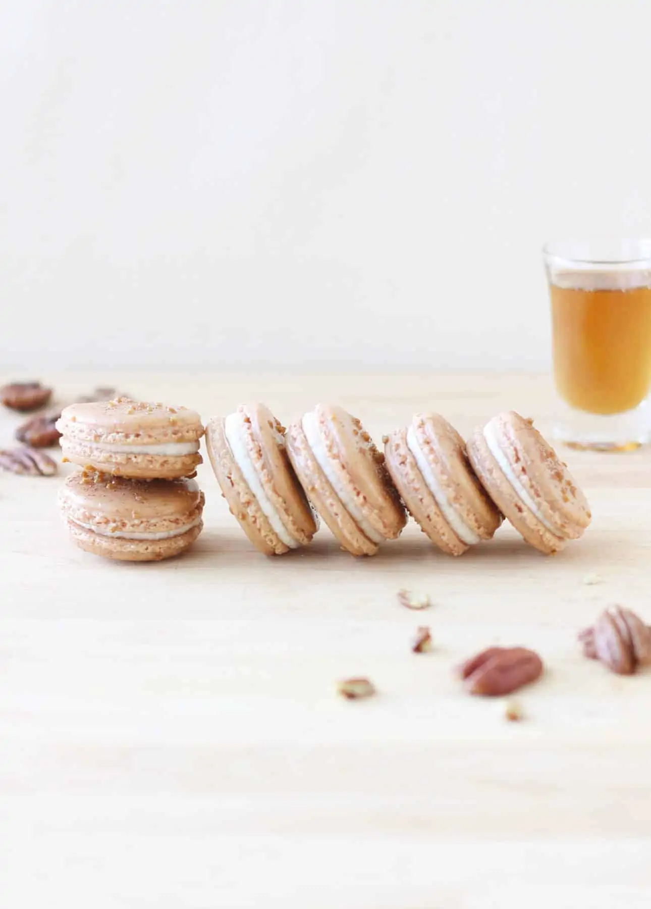 Maple and Pecan French Macarons // FoodNouveau.com